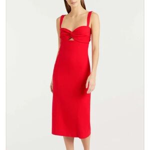 Cinq a Sept NWOT Luana Dress - Bright Crimson